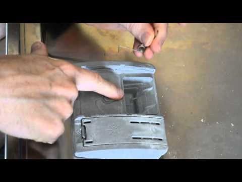 Bosch soap dispenser repair - vertical sliding dispenser.