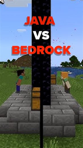 Ace ✝️⚽️ on Instagram: "Bedrock Vs Java #minecraft"