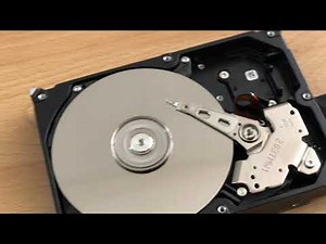 How does a hard drive sounds without a cover? ... not good.