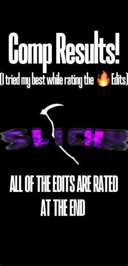 The Results Of My Editing Competition | Shoutouts in desc | The results of all edits at the end |