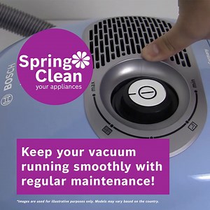 1.1K views | Breathe easier with a clean Bosch vacuum! Keep your air fresh by regularly cleaning and replacing the filters. Remove the filters, tap out the dust, and rinse if washable. Replace when needed for optimal performance and cleaner air. A simple step for a healthier home! Clean appliances mean a cleaner, more efficient household! Visit our website for more info: https://bit.ly/3AT2dZn #BoschInnovation #VacuumCleaner | Bosch Home | Facebook