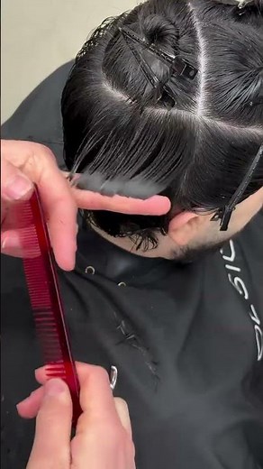 Modern Mullet Fade Tutorial for Wavy Hair | Clippers & Lineup #fade #barber #haircut