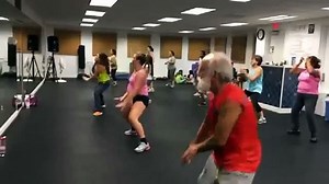 Hilarious French Zumba Instructor! Funny!