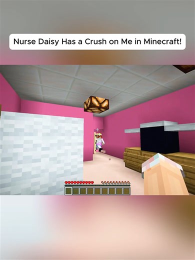 Nurse Daisy Has a Crush on Me in Minecraft! Part 4 #minecraftmemes #minecrafttiktok #johnnyminecraft #minecraft #daisy