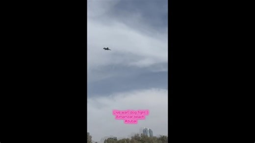 Fighter jet shoots down drone over Dubai
