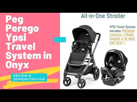 Double Stroller | Peg Perego Ypsi Travel System in Onyx | Review & Demo