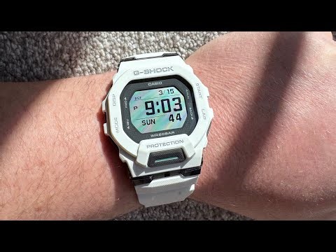 Casio G-shock GBD-200-7ER positive display- unboxing and review