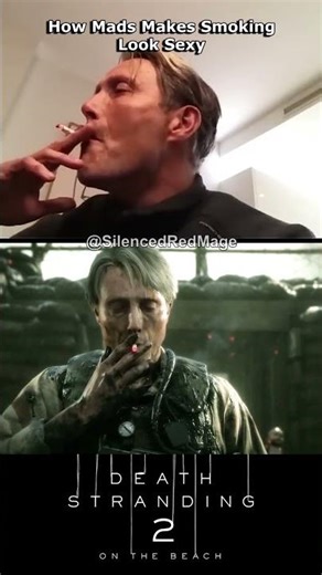 How Mads Makes Smoking Look Sexy #deathstranding2 #metalgearsolid
