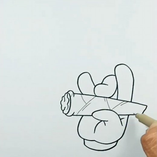 How to draw Cartoon Blunt #shorts