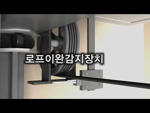 [한국승강기안전공단] 엘리베이터 로프이완감지장치 구조