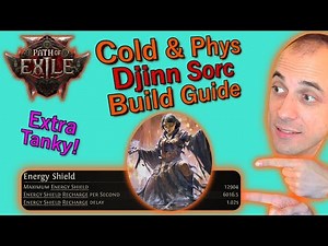 Cold & Phys Djinn Minion Tanky Sorc Build Guide POE 0.4