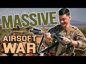 600+ Player Airsoft War in the Desert: What is American Milsim Like?