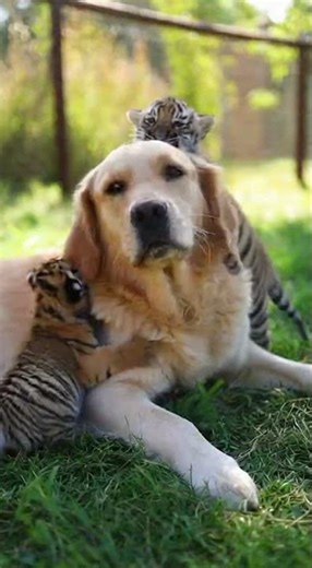 Rescuing Two Crying Tiger Cubs 🐯❤️ Heartwarming Moment #viral #viralvideo #animals #nature #wildlife