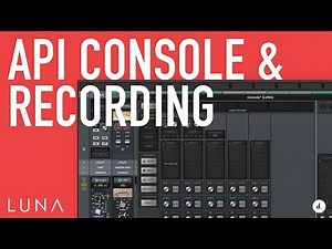 Recording with API Console in LUNA