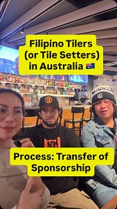 Transfer of Sponsorship/Employer Process When these two tilers were on the brink of losing their visas due to their first employer’s business slowing down, they reached out to me for help. At Filsource Recruiting Solutions, we acted immediately, finding them a new employer and a new opportunity to continue their journey in Australia. Yes, it meant relocating from Brisbane, Queensland to Perth, Western Australia. But courage, action, and sacrifice often come before stability. Today, their visas a