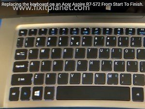 Acer Aspire R7 Keyboard Replacement