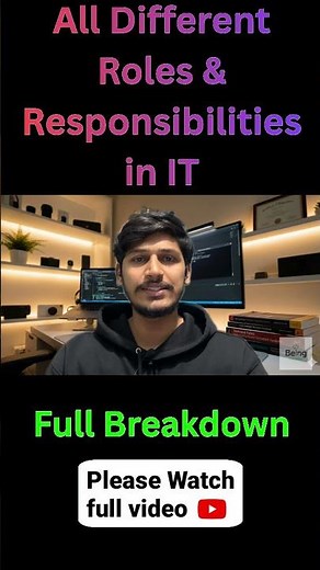Roles and Responisbilites of a Software Engineer in IT ? #SoftwareEngineerRoles #IT #Freshers