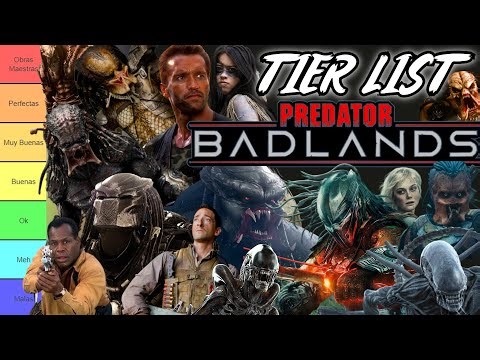TIER LIST of ALL 9 PREDATOR MOVIES with PREDATOR: BADLANDS - ALIEN PREDATOR TOP 2025