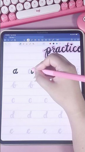 Handwriting Practice on iPad with GoodNotes 📝 (Improve Your Writing)