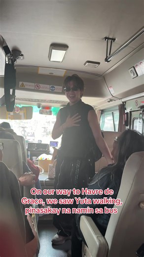 We invited Yuta @Yuta in Tokyo🙋🏻‍♂️🗼 to be our guest sa Havre De Grace, nakita namin sya naglalakad papunta na rin sa Havre, pinasakay na rin namin. #sb19 #memories #havredegrace #grateful #wakasatsimula