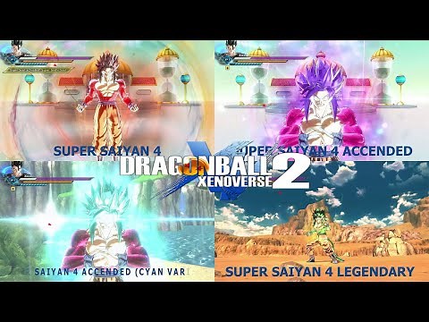 Xenoverse 2 Mods All Super Saiyan 4 CAC Limit Breaker Transformations