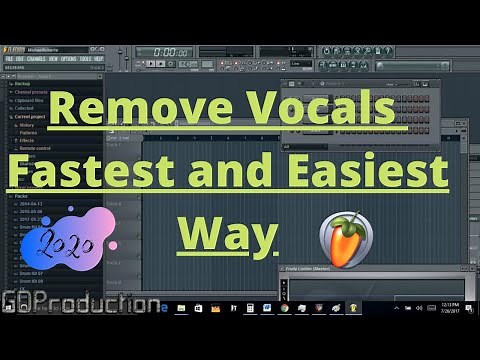 How To Remove Vocals From A Song Using FL Studio 12/20 | GDProduction 2020