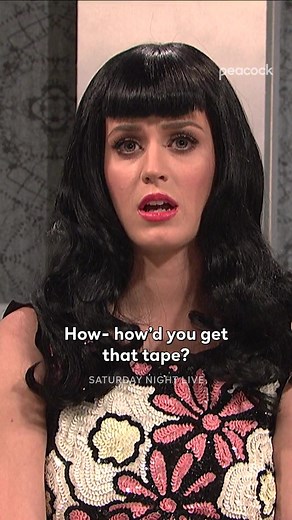 We have a clip 😀 @nbcsnl is streaming now on Peacock. #SNL #KatyPerry #KristenWiig #Interview