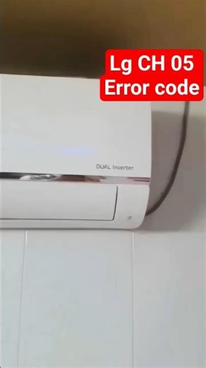 Lg dual inverter split Ac error code CH 05 how to solve problem#