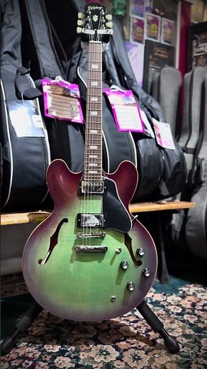 Epiphone ES-335 Figured Semi-Hollowbody Electric Guitar - Blueberry Burst #epiphone