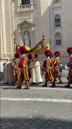 Procesión del Corpus Christi en el Vaticano