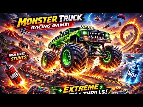 Monster Truck Mega Ramp Showdown 🚛🔥 Extreme Racing Action