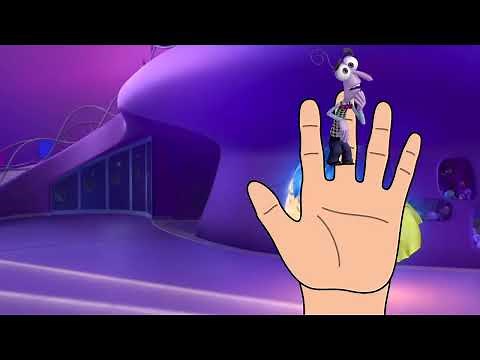 Inside Out Finger Family Nursery Rhyme | Let's Read Kids TV