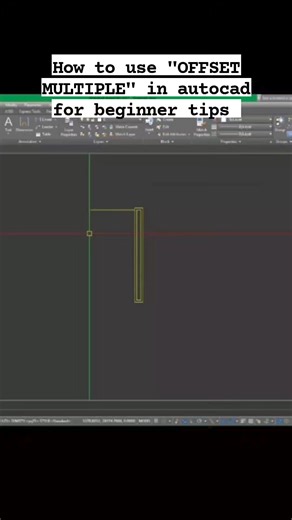 2.3K views · 60 reactions | How to use "OFFSET MULTIPLE" in AutoCAD for beginner tips ❤️ follow for more tutorial like this  #fypシ゚ #fypシ゚viralシ #fbreelsviral #autocadtutorial #AutoCAD #floorplan #engineering #architecture | George Sapallo | Facebook