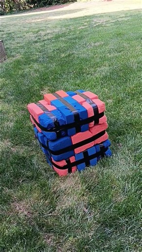 DIY Minecraft Mob Target #diy #minecraft #archery #recycle #craft #target #minecraftsurvival