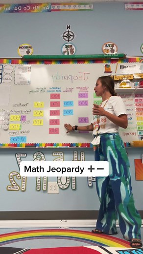 Engaging 2nd Grade Math Jeopardy Game