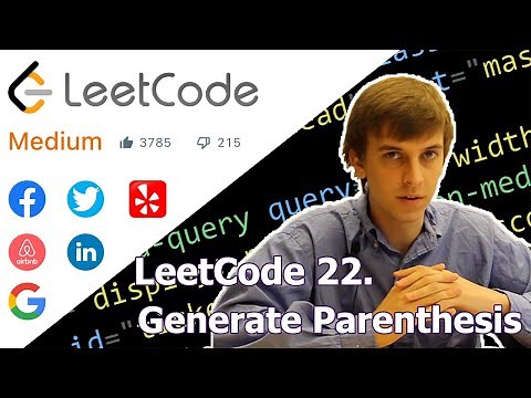 LeetCode 22. Generate Parentheses