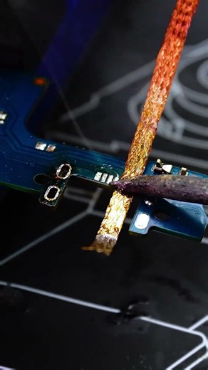 Fast soldering, easy solder removal, no residue #MobilePhoneRepair #reels #shorts #viral