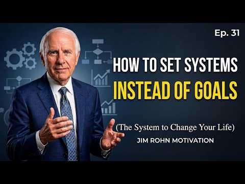 31. How To Set Systems Instead Of Goals (a system that will change your life) - Jim Rohn Motivation