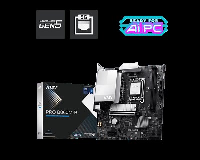 PRO B860M-B | PRO Series Motherboards｜Best Motherboard for AI PC｜MSI