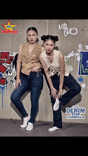 ✨ The Denim-Top Formula ✨ Baggy or fitted — the rule stays the same: wear it with confidence. 😎 Strong silhouettes, bold tops, and poses that speak attitude. 🔥 Two denim styles, one powerful statement. Trend-driven looks that hit hard without hitting your budget. 😉 Find your fit. Own your style — only at Starshop. 💥 #TheDenimTopFormula #StarshopStyle #BaggyJeans #FittedJeans #DenimLooks #OOTDInspo #StarshopFinds | SPC Starshop Plaza Corp.