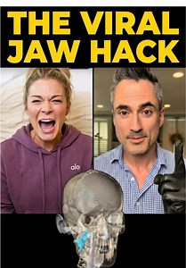 The viral jaw hack everyone is talking about 🤯 (DIY tutorial!) Saw the viral emotional release @Garrylineham did with @LeAnn Rimes Cibrian and had to share the DIY version! They are working on the medial pterygoid, a jaw muscle that holds a massive amount of physical and emotional tension. I’ve been doing this release on patients for years. It is an absolute game-changer for TMJ relief and jaw pain, but because everything is connected, releasing it also instantly helps improve core engagement,