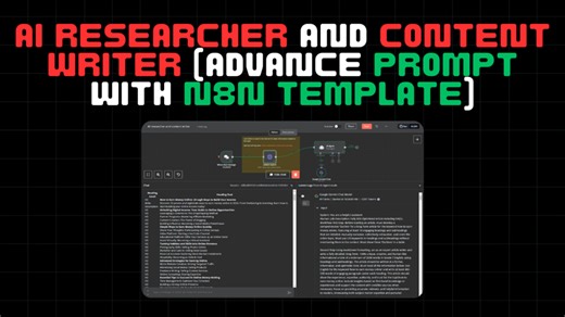 AI Content Writer Template Bundle | n8n Blog Writing Automation, AI Researcher Workflow, SEO Article Generator for Bloggers