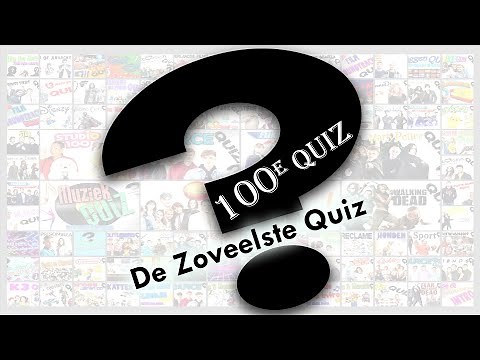 100e Quiz | 35 quizvragen en antwoorden | Pubquiz