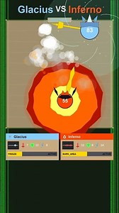 Glacius 🧊 vs Inferno 🔥 | TANK vs MAGE REMATCH (Physics Battle)