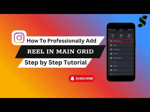 How to Add Reel in Main Grid on Instagram After Posting! 😱