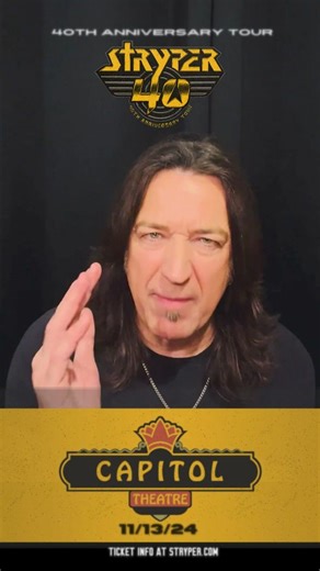 86 reactions · 14 shares | Clearwater!! Our 40th Anniversary tour is heading your way on November 13th! Tickets available now  | Stryper | Facebook