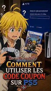 Comment utiliser les coupons sur PS5(7dsorigin) #sevendeadlysinsorigin #7dsorigin #7ds #gaming