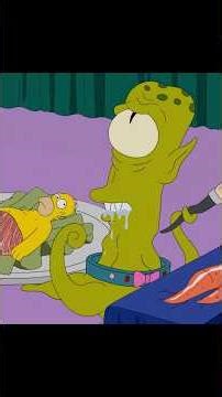 Homer is going to be eaten by aliens. #anime #thesimpsons