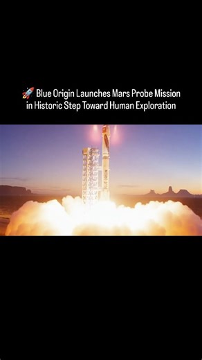 1.4K views · 36 reactions |  Blue Origin Launches by NASA Mars Probe...