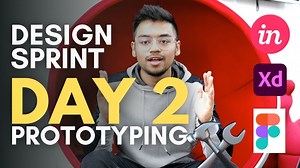 17 reactions | DESIGN SPRINT Day 2 | Prototyping | Invision - Figma -...